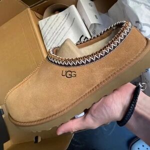 UGG Tan Slip-On Winter Boots